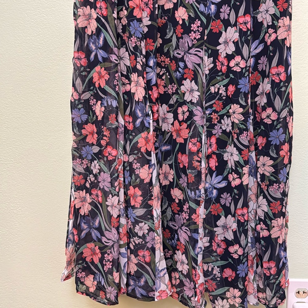Anthropologie 12 Hutch Belinna Sleeveless V-Neck Godet A-Line Maxi Dress - Picture 12 of 13